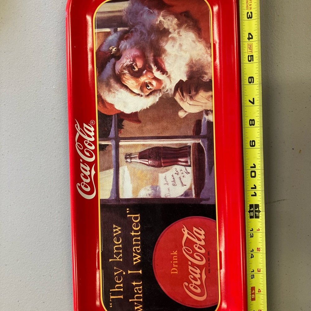 Coca-Cola Santa Claus Tin Tray